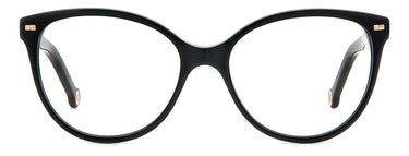 Designer Women Carolina Herrera Eyeglasses: HER 0158 - Black- SpecSMART Eye Clinic (Front View)